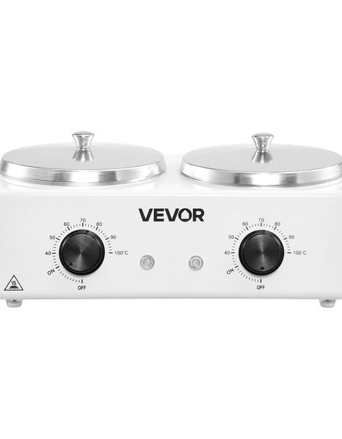Load image into Gallery viewer, Double Wax Warmer 1200ML Professional Dual Wax Heater Pot for Hair Removal
