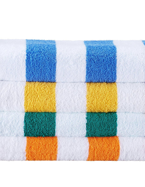 Load image into Gallery viewer, Beach Towel 4 Pack Large Pool Towel 30 x 60 in 100% Cotton Swimming Towel
