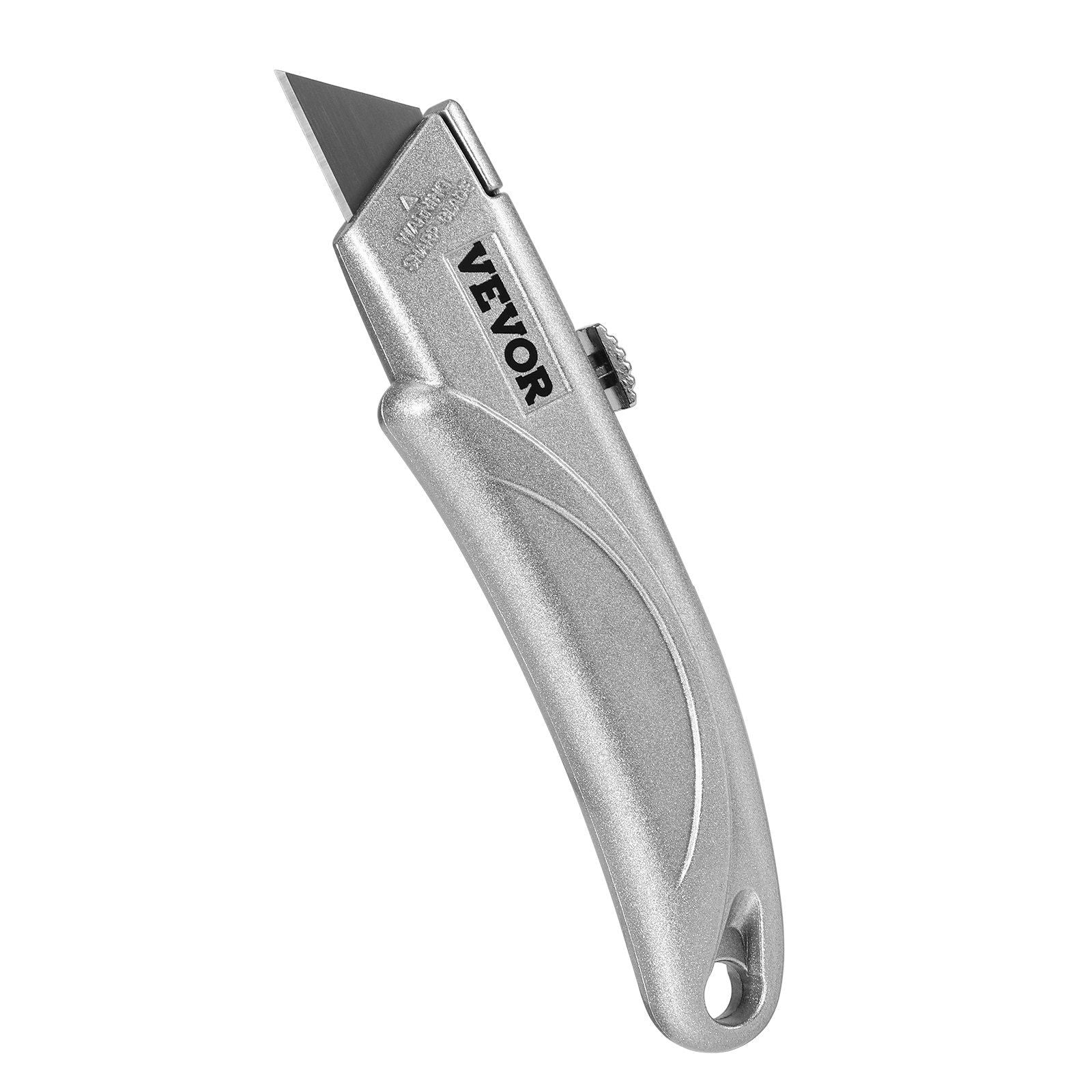Utility Knife Retractable Box Cutter with SK5 Sharp Blades Quick Change