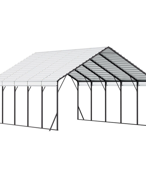 Load image into Gallery viewer, Heavy Duty Metal Carport 20 x 24 ft Outdoor Car Shelter Garage for Boats Trucks
