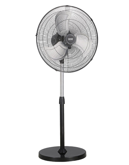 Load image into Gallery viewer, 20" Industrial Pedestal Fan 3-Speed Oscillating Fan with Adjustable Height
