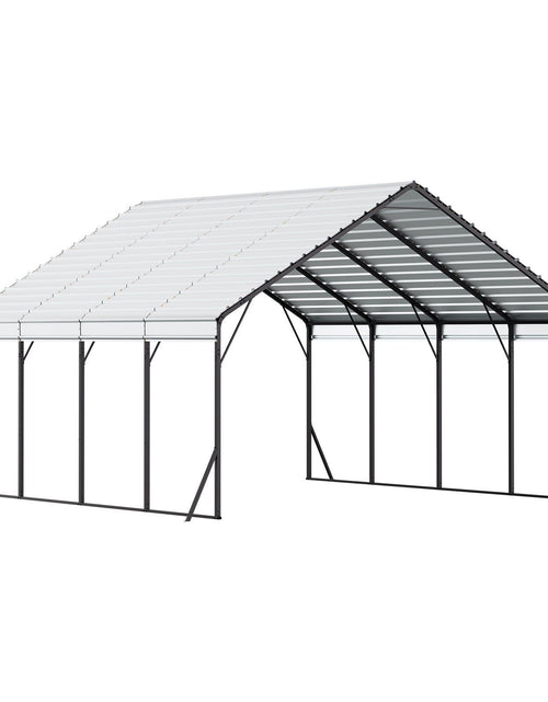 Load image into Gallery viewer, Heavy Duty Metal Carport 20 x 20 ft Outdoor Car Shelter Garage for Boats Trucks
