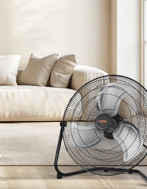 Load image into Gallery viewer, 2 PCS 20 In Floor Fan 3 Speeds 360° Adjustable Tilt High-Velocity Industrial Fan
