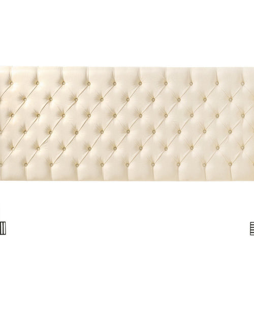 Load image into Gallery viewer, Headboard, King Size Headboard with Adjustable Height, Comfortable Diamond Tufted for King Size Bed, W84.1 x H (54.33-60.24) x D 8.27 in, Ideal for Bedroom, Hotel, Homestay, Dormitory, Cream
