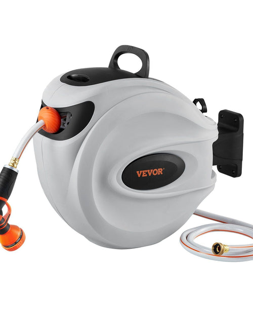 Load image into Gallery viewer, Retractable Hose Reel Water Hose Reel 65'x5/8" 180° Swivel Wall-Mounted
