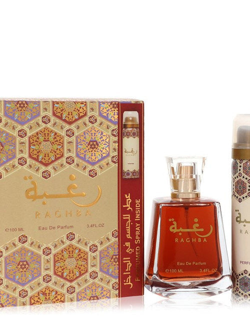 Load image into Gallery viewer, Lattafa Raghba by Lattafa Eau De Parfum Spray Plus 1.7 oz Deodorant Spray
