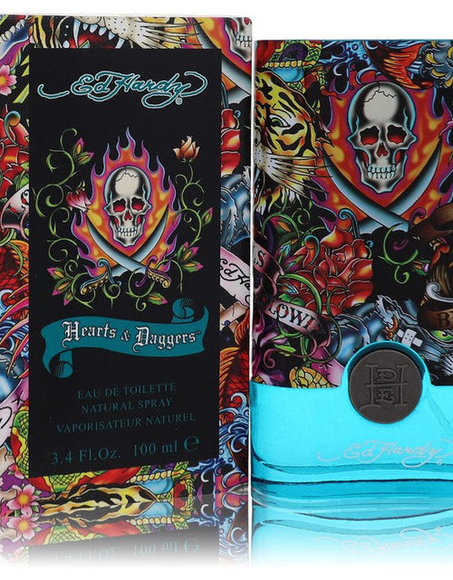 Load image into Gallery viewer, Ed Hardy Hearts &amp; Daggers by Christian Audigier Eau De Toilette Spray
