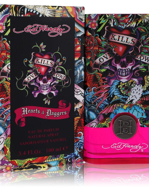 Load image into Gallery viewer, Ed Hardy Hearts &amp; Daggers by Christian Audigier Eau De Parfum Spray
