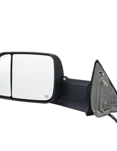 Load image into Gallery viewer, Towing Mirrors Fit for 2009-2018 Dodge Ram 1500, 2010-2018 Ram 2500 3500, Ram Classic 2019-2023 Power Heated with Signal Light &amp; Puddle Light, Manual Controlling Flipping Folding, Black
