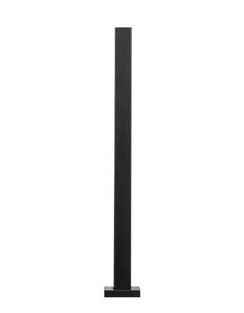 Load image into Gallery viewer, Glass Clamp, 35.83" Height Glass Railing Bracket for 0.39 "-0.47 " Thickness Tempered Glass, 304 Stainless Steel Glass Mounting Clamp, Glass Shelf Bracket for Balcony, Garden, Deck, Stair, Black
