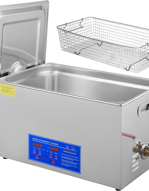 Load image into Gallery viewer, 22L Industrial Ultrasonic Cleaner with Digital Timer&amp;Heater 40kHz Professional Ultrasonic Cleaner 110V with Excellent Cleaning Effect for Wrench Tools Industrial Parts Mental Apparatus
