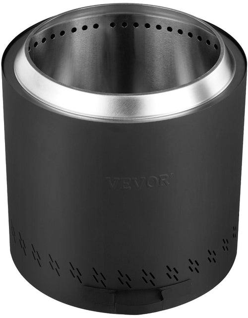 Load image into Gallery viewer, Smokeless Fire Pit Stove Bonfire 15.8 in Dia Wood Burning Stainless Steel
