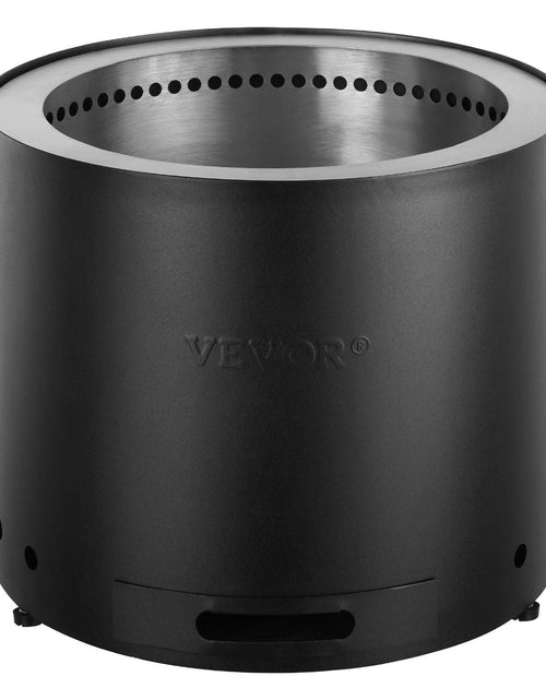 Load image into Gallery viewer, Smokeless Fire Pit Stove Bonfire 15 in Dia Wood Burning Stainless Steel
