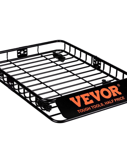 Load image into Gallery viewer, Roof Rack Cargo Basket 200 LBS Capacity 46"x36"x4.5" for SUV Truck Cars
