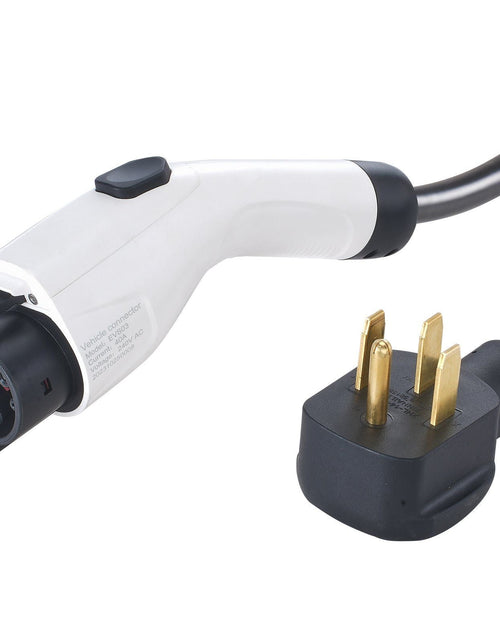 Load image into Gallery viewer, Level 2 Portable EV Charger, 40A 240V, Electric Vehicle Charger with 25 ft Charging Cable NEMA 14-50P Plug, 40A/32A/24A/16A Adjustable Current Plug-in Home EV Charging Station for SAE J1772 EVs
