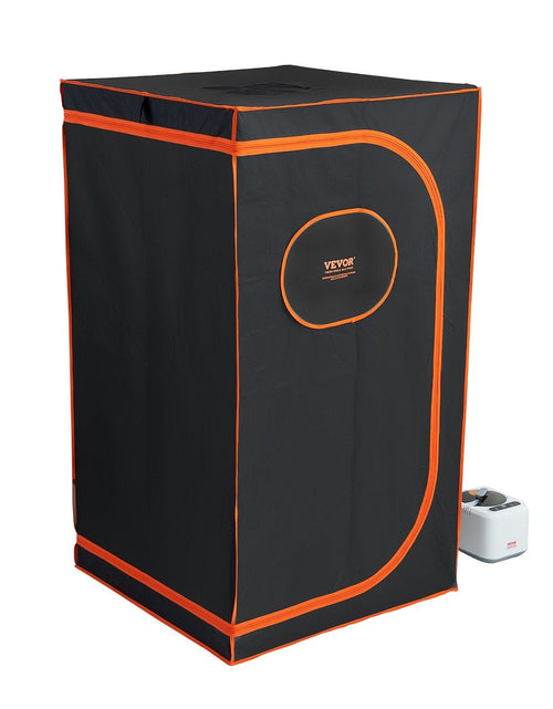 Load image into Gallery viewer, Portable Steam Sauna Tent Full Size, 1000W Personal Sauna Blanket Kit for Home Spa, Detoxify &amp; Soothing Heated Body Therapy, Time &amp; Temperature Remote Control With Floor Mat
