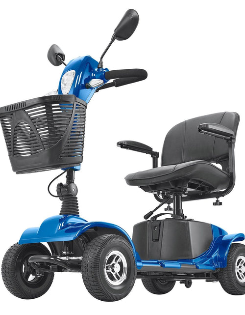 Load image into Gallery viewer, Heavy-Duty 4 Wheel Mobility Scooter for Adults &amp; Seniors - Folding Electric Powered Mobility Scooter &amp; 12 Mile Long Range, All Terrain Travel Scooter with 9° Climbing Capacity, 265lb Capacity
