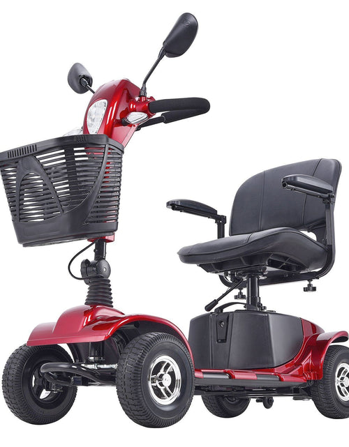 Load image into Gallery viewer, Heavy-Duty 4 Wheel Mobility Scooter for Seniors 12 Mile Long Range 265LBS
