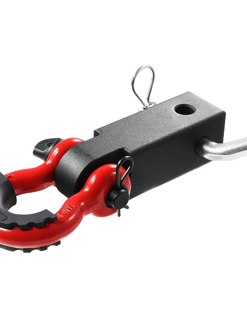 Load image into Gallery viewer, 2" Trailer Shackle Hitch Receiver D-Ring Recovery for Truck Jeep 52900 lbs
