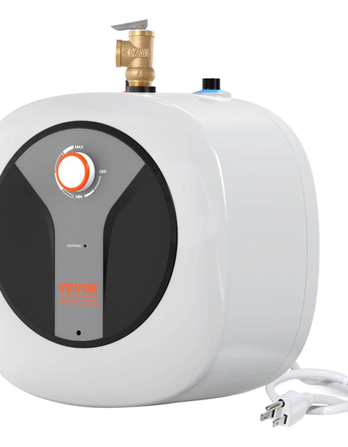 Load image into Gallery viewer, Electric Mini-Tank Water Heater 2.5-Gallon Tank, 1440W Hot Water Boiler Storage, Safety Temperature Pressure Valve Easy Install, for Kichen Bathroom Restaurant, Shelf Wall Floor Mounted
