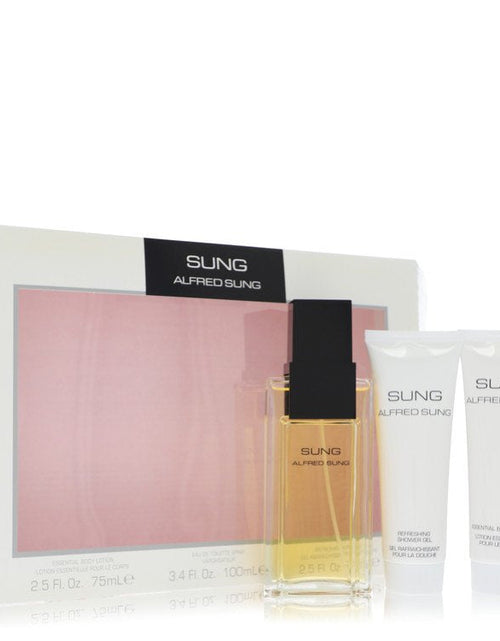 Load image into Gallery viewer, Alfred Sung by Alfred Sung Gift Set - 3.4 oz Eau De Toilette Spray + 2.5 oz Body Lotion + 2.5 oz Shower Gel
