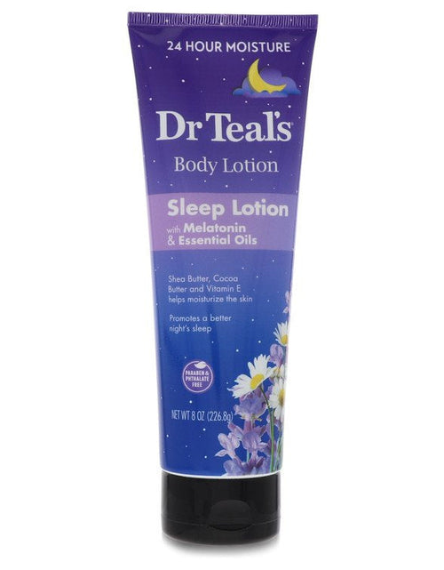 Load image into Gallery viewer, Dr Teal's Sleep Lotion by Dr Teal's Sleep Lotion with Melatonin &amp; Essential Oils Promotes a better night's sleep (Shea butter, Cocoa Butter and Vitamin E
