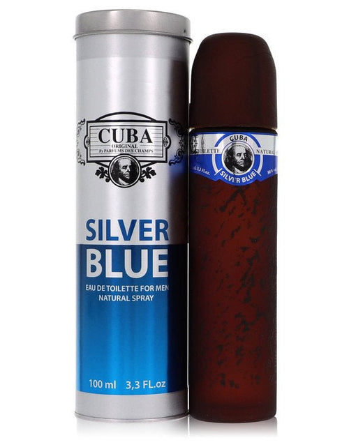 Load image into Gallery viewer, Cuba Silver Blue by Fragluxe Eau De Toilette Spray
