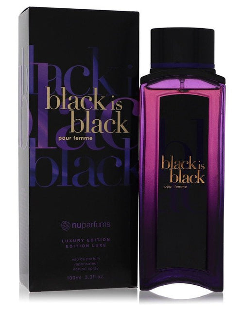 Load image into Gallery viewer, Black Is Black by Nu Parfums Eau De Parfum Spray
