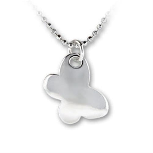 Load image into Gallery viewer, LOAS1165 - High-Polished 925 Sterling Silver Chain Pendant with No Stone
