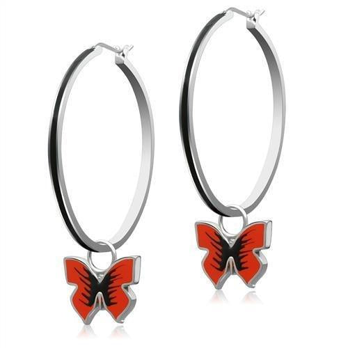 Load image into Gallery viewer, TK270 - High polished (no plating) Stainless Steel Earrings with No Stone
