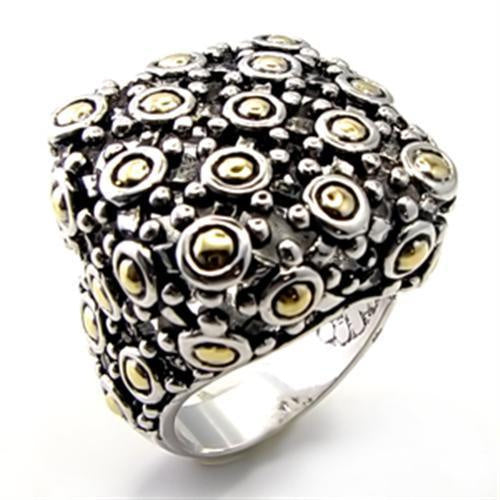 Load image into Gallery viewer, 6X022 - Reverse Two-Tone Brass Ring with No Stone
