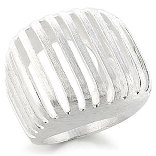 Load image into Gallery viewer, 9W176 - Silver Brass Ring with No Stone
