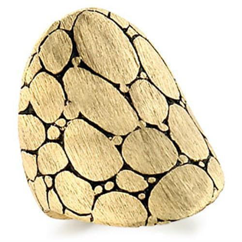 Load image into Gallery viewer, 9W182 - Gold Brass Ring with No Stone
