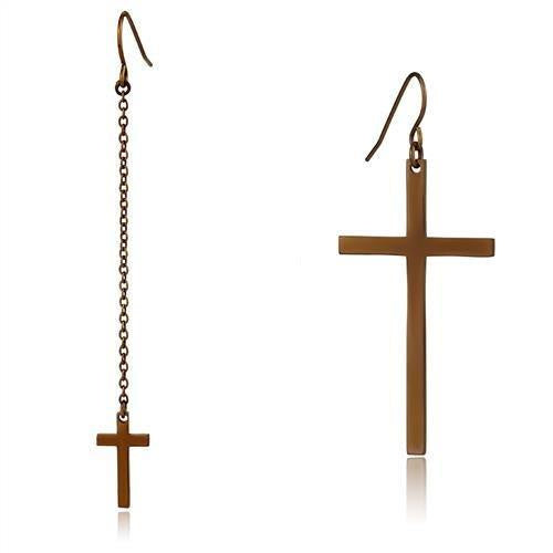 Load image into Gallery viewer, TK2815 - IP Coffee light Stainless Steel Earrings with No Stone
