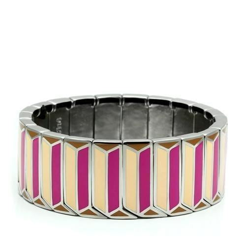 Load image into Gallery viewer, TK299 - High polished (no plating) Stainless Steel Bracelet with No Stone
