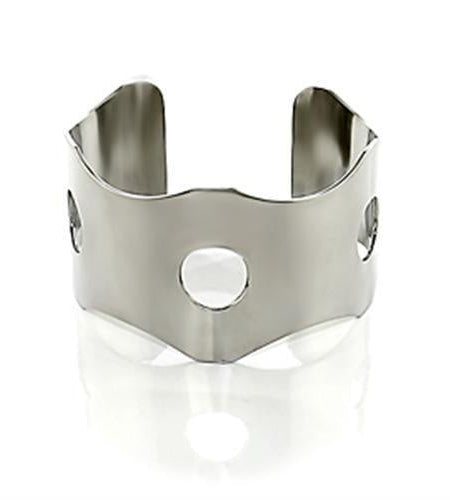 LO481 Stainless Steel Bangle with No Stone in No Stone