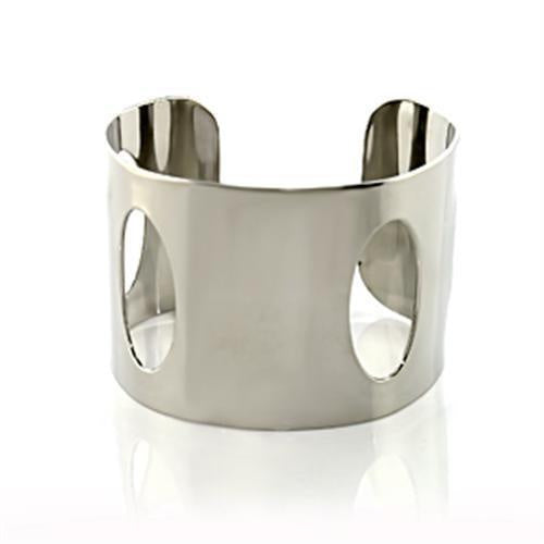 Load image into Gallery viewer, LO484 Stainless Steel Bangle with No Stone in No Stone
