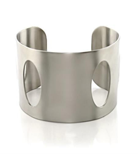 LO483 Stainless Steel Bangle with No Stone in No Stone