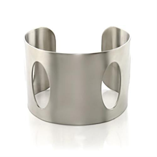 Load image into Gallery viewer, LO483 Stainless Steel Bangle with No Stone in No Stone
