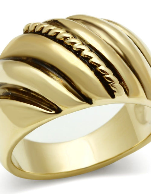 Load image into Gallery viewer, GL289 - IP Gold(Ion Plating) Brass Ring with Epoxy in Jet
