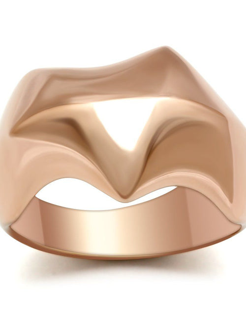 Load image into Gallery viewer, GL161 - IP Rose Gold(Ion Plating) Brass Ring with No Stone
