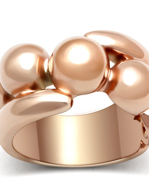 Load image into Gallery viewer, GL158 - IP Rose Gold(Ion Plating) Brass Ring with No Stone
