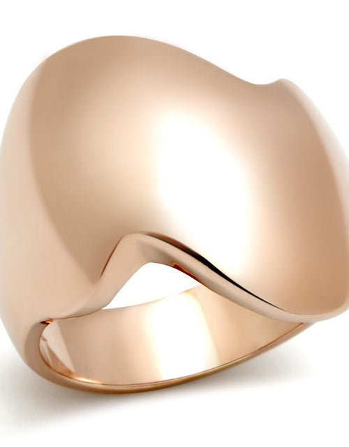 Load image into Gallery viewer, GL160 - IP Rose Gold(Ion Plating) Brass Ring with No Stone
