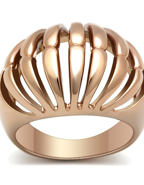 Load image into Gallery viewer, GL162 - IP Rose Gold(Ion Plating) Brass Ring with No Stone
