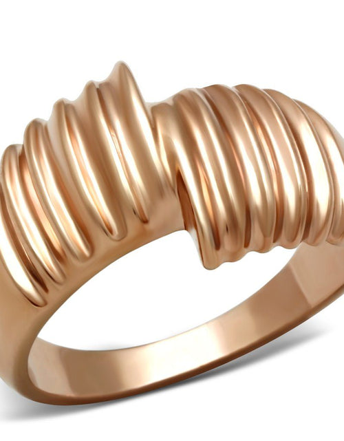 Load image into Gallery viewer, GL212 - IP Rose Gold(Ion Plating) Brass Ring with No Stone
