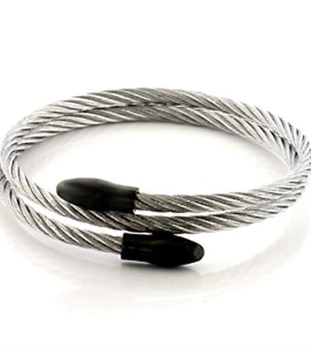 LO328 - Stainless Steel Bangle with No Stone