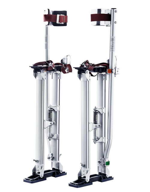 Load image into Gallery viewer, Drywall Stilts Aluminum Tool Stilts 24''-40'' Adjustable Painting Silver
