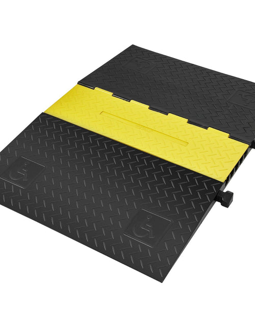 Load image into Gallery viewer, 5Channel Cable Protector Ramp 22000lbs Load ADA Compliant Wire Cable Cover
