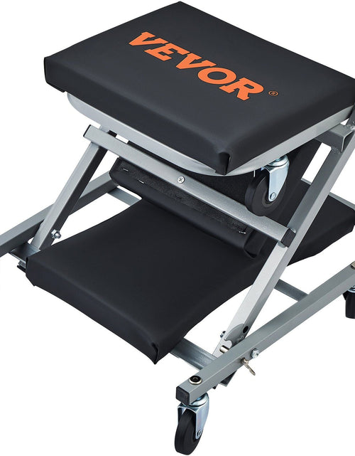 Load image into Gallery viewer, 2 in 1 Z Creeper Seat Rolling Chair Auto Mechanics Shop Garage Work Stool
