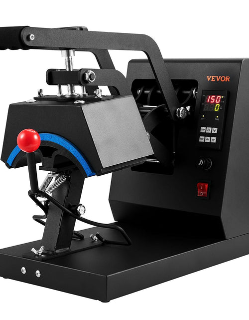 Load image into Gallery viewer, Hat Heat Press, 4-in-1 Cap Heat Press Machine, 6x3inches Clamshell Sublimation Transfer, LCD Digital Timer Temperature Control with 4pcs Curved Heating Elements (6x3/6.7x2.7/6.7x2.7/8.1x3.5)
